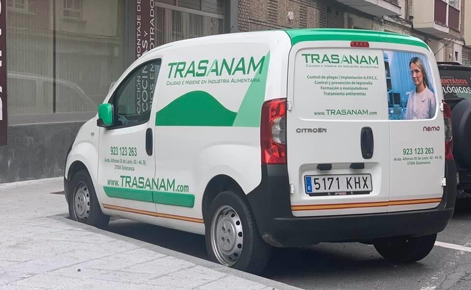 Rotulación coche Trasanam