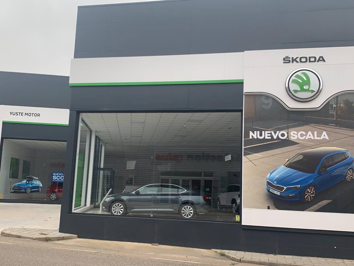 Rotulación Concesionario SKODA